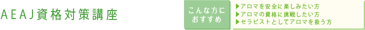 AEAJ資格対策講座